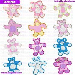 Animal Cartoon Embroidery Design Bundle 1