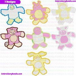 Animal Cartoon Embroidery Design Bundle 2