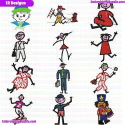 Boys Embroidery Design Bundle 1