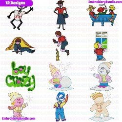 Boys Embroidery Design Bundle 2