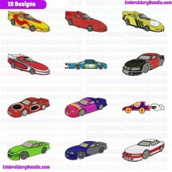Cars Embroidery Design Bundle 5
