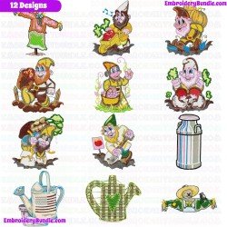Farming Embroidery Design Bundle 2