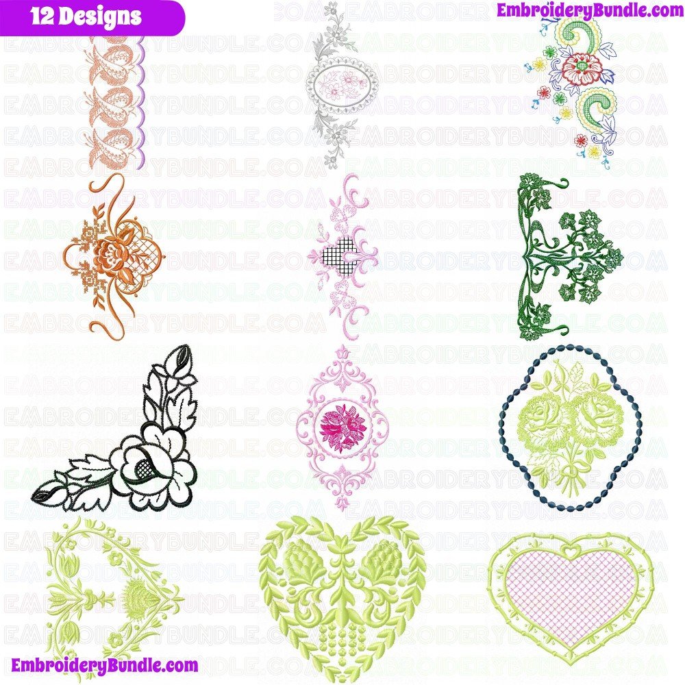 Flowers And Tree Embroidery Design Bundle 249 Flowers And Tree Embroidery Design Bundle 249