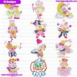 Joker Clowns Embroidery Design Bundle 2