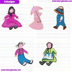 Kids And Toys Embroidery Design Bundle 40