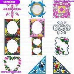 Patterns And Boards Embroidery Design Bundle 34