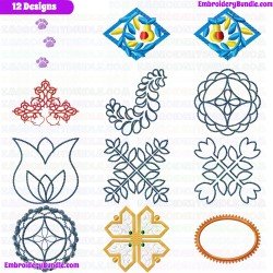 Patterns And Boards Embroidery Design Bundle 36