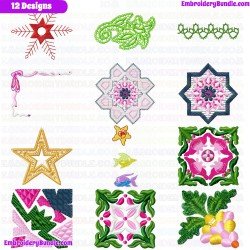 Patterns And Boards Embroidery Design Bundle 38