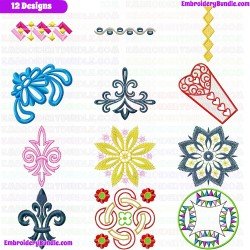 Patterns And Boards Embroidery Design Bundle 57