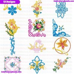 Patterns And Boards Embroidery Design Bundle 60