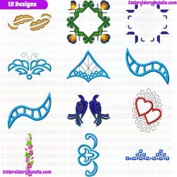 Patterns And Boards Embroidery Design Bundle 75