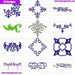 Patterns And Boards Embroidery Design Bundle 89