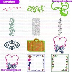 Patterns And Boards Embroidery Design Bundle 8