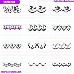 Patterns And Boards Embroidery Design Bundle 96