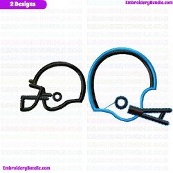 Rugby Embroidery Design Bundle 1
