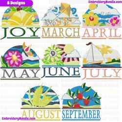 Season 5 Embroidery Design Bundle 2